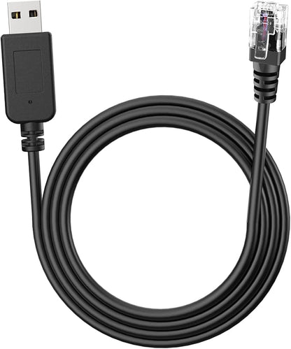 Radar Detector Cable, USB to RJ11 Plug Cable,for Escort Radenso XP Uniden Beltronics Cobra Whistler Radar Detector,Replacement Power Cable for Radar Detectors (RJ11-9.84ft)