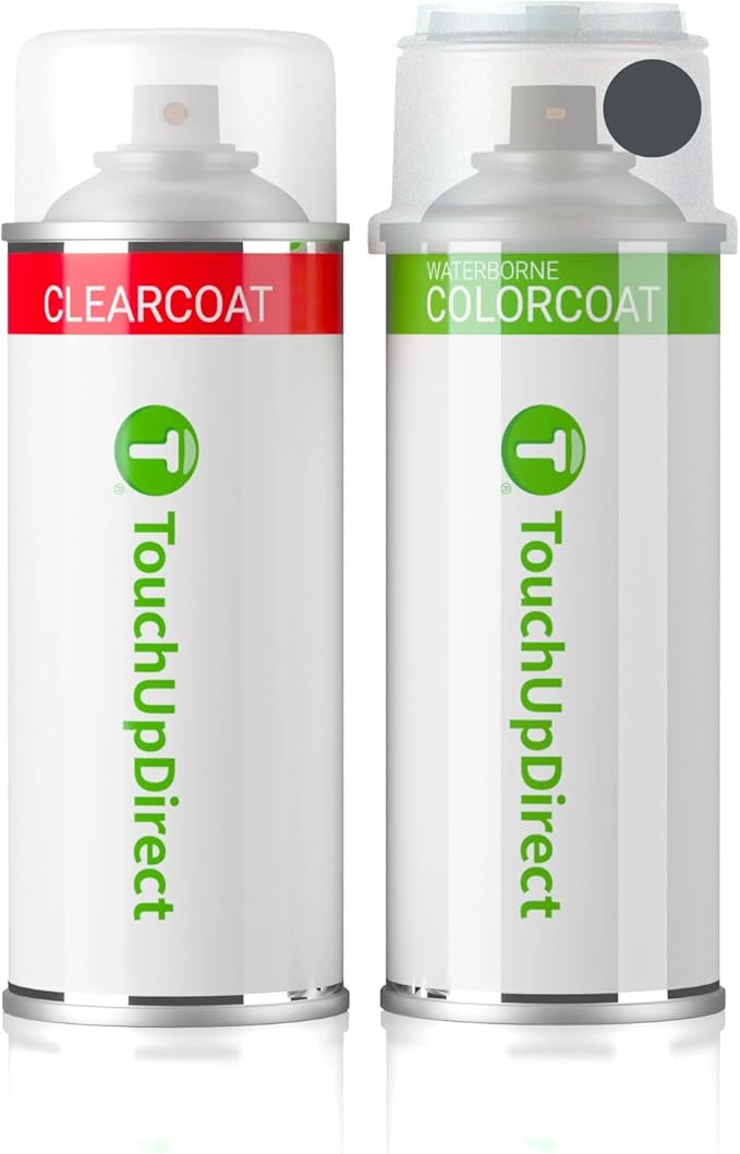 TouchUpDirect 1M2 Guardian Gray Compatible with Toyota Exact Match Touch Up Paint Aerosol - Essential Kit