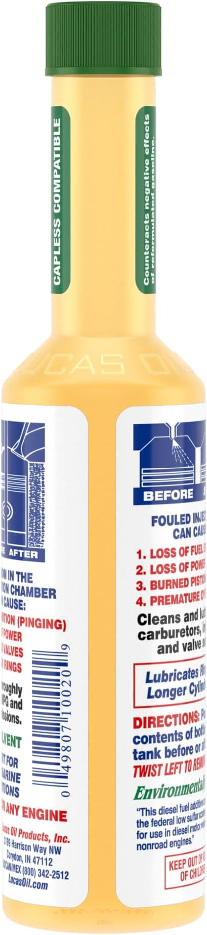 Lucas Oil LUC10020 Fuel Treatment - 5.25 Oz, multi-colored