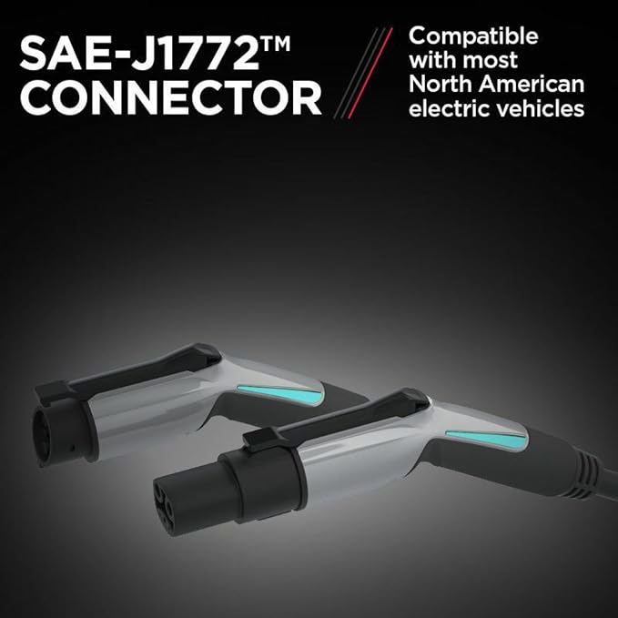 Schumacher Electric 240V / 50A Hardwired Level 2 EV Charger - with SAE-J1772 Universal Connector - Durable, Corosion Resistant for Home & Garage Installation - SEV1600HW