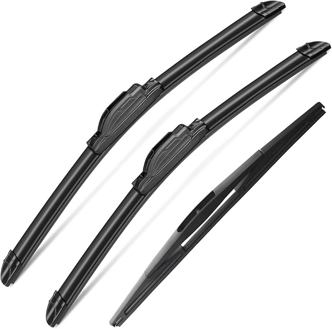 3Pcs Windshield Wipers for Subaru Crosstrek 2013-2017, Subaru Impreza 2012-2016, Nissan Murano 2009-2016, Original Equipment Replacement Automotive Windshield Wiper Blades- 26"/16"/12" (Set of 3)