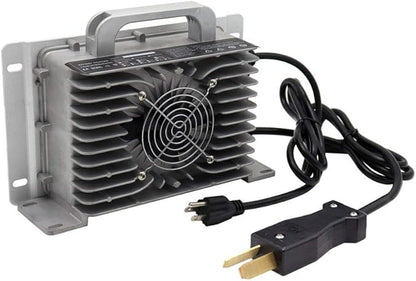 36V 18A Golf Cart Battery Charger for 36 Volt Club Car/Yamaha with Crowsfoot Style Connector Crows Foot Plug Waterproof IP68