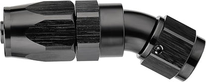 EVIL ENERGY 6AN 30 Degree One Piece Full Flow Hose End Fitting Swivel For CPE Braided Hose