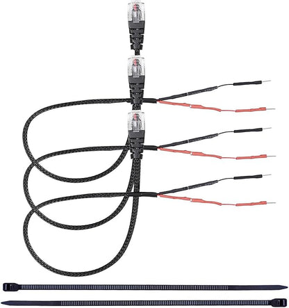 RJ11 Power Cord Compatible with Uniden Radar Mirror Wire Detectors,Model (3005201U) Fits R1 R3 R4 R7 R8 (3 Pack)