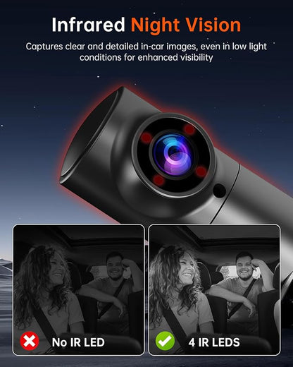 R39 Dash Cam Front and Rear,Dash Cam 3 Channel 5K with Built-in GPS & 5G WiFi.UHD 4K+1K+1K Triple Car Camera, 3.99" IPS Touch Screen, 64GB Card, Front, 24/7 Parking Monitoring for Dash Camera