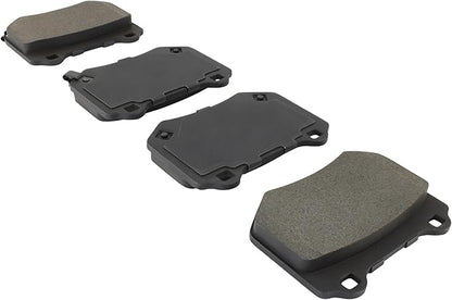 Premium Semi-Metallic Rear Brake Pads (1001-2118M) Compatible with Subaru WRX STI 2018-2021