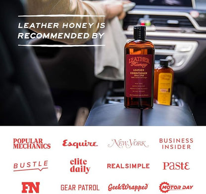 Leather Honey Leather Conditioner, Non-Toxic & Made in the Usa Since 1968. Protect & Restore Leather Couches & Furniture, Car Interiors, Boots, Jackets, Shoes, Bags & Accessories. Safe for Any Colors