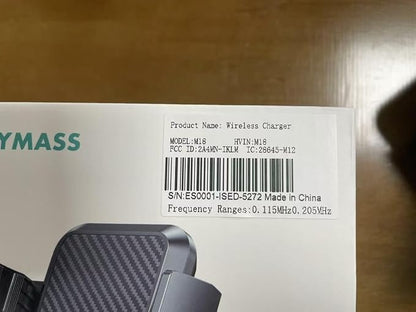 Wireless Car Charger, Phone Holders for Your Car, 15W Auto Clamping Phone Mount Car Accessories for iPhone 16 15 14 13 12 Mini Pro Max, Samsung Galaxy S24 Ultra S23 S22+ Note 20, etc - Silver