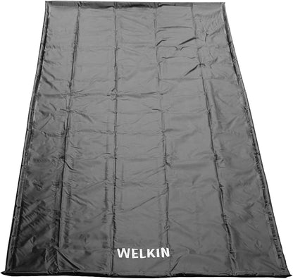 WELKIN Containment Mat,(8'5" x 22'),Non-Slip Garage Floor Mat - Heavy Duty Waterproof Protection from Snow, Rain and Mud for Cars