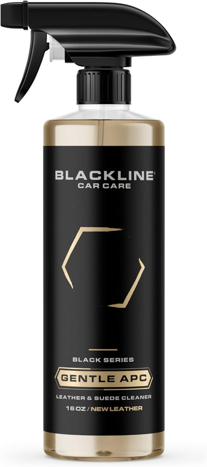 Blackline Car Care - Gentle APC - Streak free total Interior Cleaner and Protectant, Safe for Cars, Motorcycles & More. 16 fl oz leather upholstery cleaner - interior car fabric cleaner, GTL001