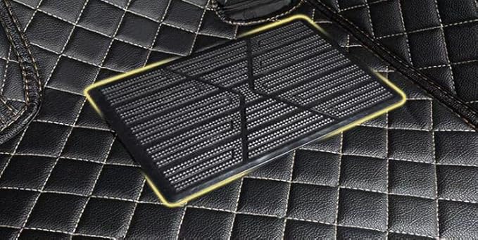 Custom All-Weather Protection Leather Car Floor Mats for Cars Sedan SUV Sports Car Waterproof Floor Mat (Light Brown)