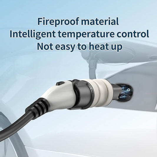 J1772 to Tesla Charger Adapter, 32 Amp / 220V, Compatible with All Tesla Cars, J1772 EV Adapter for Tesla Car Charging