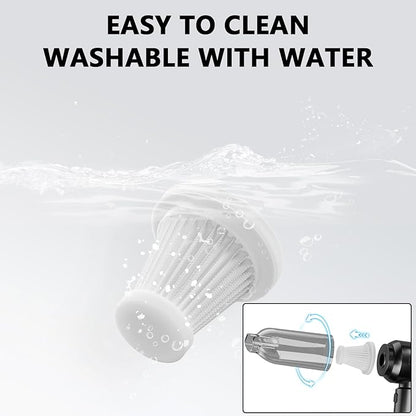 Handheld Vacuum,Car Vacuum Cleaner,4-in-1 20000PA High Power Portable Rechargeable Vacuum Cleaner with Brushless Motor, Small Handheld Vacuum & Air Blower & Pump-Black