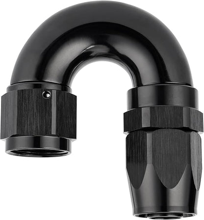 EVIL ENERGY 10AN 180 Degree One Piece Full Flow Hose End Fitting Swivel For CPE Braided Hose