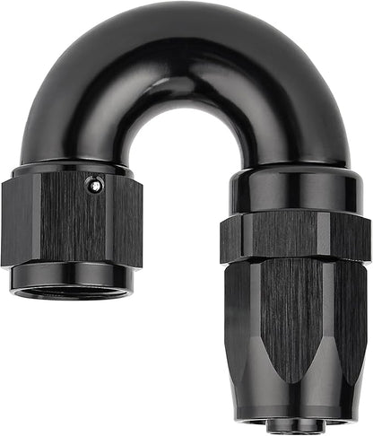 EVIL ENERGY 8AN 180 Degree One Piece Full Flow Hose End Fitting Swivel For CPE Braided Hose