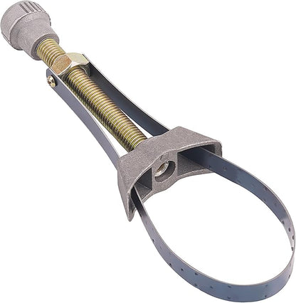 Road Passion 1PC Car Auto Motorcycle Oil Filter Tool Strap Wrench Diameter Adjustable 60mm To 120mm Universal Removal Tools Suction Tweezers Replacement Tips Strap Wrench