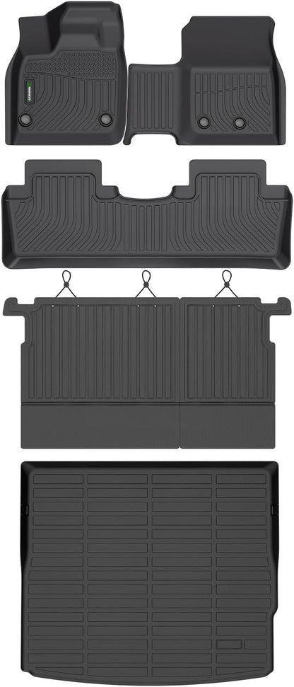 ANBINGO®Floor Mats Fit for Nissan Ariya 2023-2025&Seatback&Cargo Liners All Weather Mats for Nissan Ariya TPE Car Mat Rugs for Ariya Rubber Trunk Carpet for 2024 Ariya Automotive Accessories