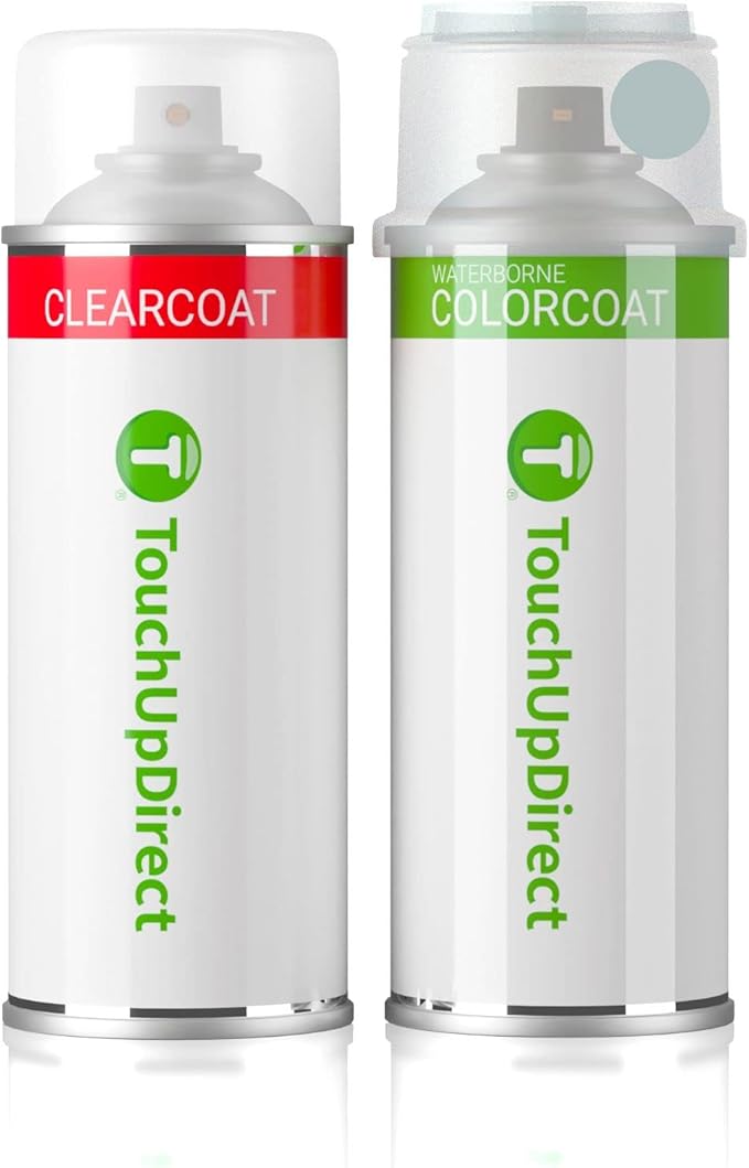 TouchUpDirect 8R5 Blue Mirage Metallic Compatible with Toyota Exact Match Touch Up Paint Aerosol - Essential Kit