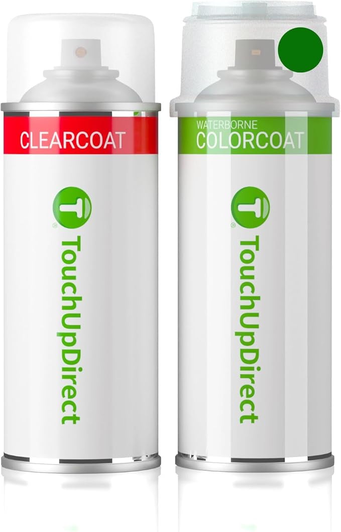 TouchUpDirect 6Q7 Imperial Jade Pearl Compatible with Toyota Exact Match Touch Up Paint Aerosol - Essential Kit