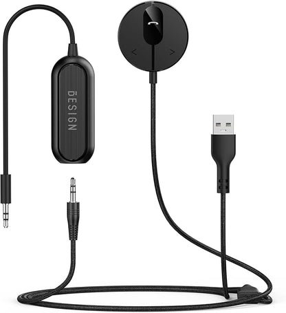 BESIGN BK01 Bluetooth Car Reciever with Ground Loop Noise Filter for car with 3.5mm Aux Jack