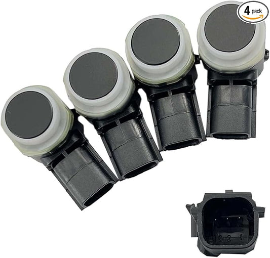4PCS Parking Bumper Reverse AID Backup Sensor 8A53-15K859-ABW,Compatible with Edge Escape Expedition Explorer Flex Focus Fusion Mustang Taurus Continental MKS MKT MKX MKZ Navigator Mariner