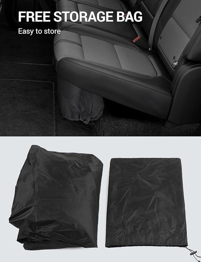 Proadsy 2025 Upgrade Car Cover Custom Fit for 2024 2025 Kia EV9, Waterproof All Weather for Automobiles, Full Exterior Cover Rain Snow Sun Protector Indoor Outdoor Car Cover