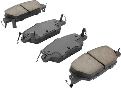 Premium Ceramic Rear Brake Pads (1001-2037C) Compatible with Honda CR-V 2017-2025