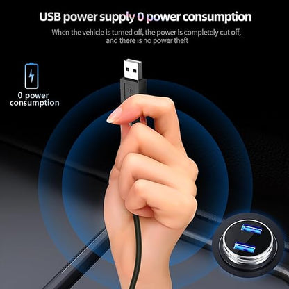 Car Mounted GPS Speedometer, Green Head up Display, Large Font and Automatically Adjustable Brightness, Universal USB Plug and Play Head up Display Suitable for All Vehicles