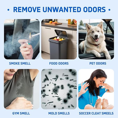 Glodway Whole Car Air Refresher Spray,Odor Eliminator Eliminates Strong Vehicle Odors,Cologne Scent + Lemon Scent-6 Ounce Spray Bottle (Plack of 2)
