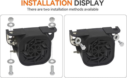 760 Back-up Alarm 12V-48V 110dB IP67 Waterproof Dust-Proof Reversing Warning Alarm with Super Loud Beeper Tone for Truck Van Forklift Car Lorry Agricultural Vehicles