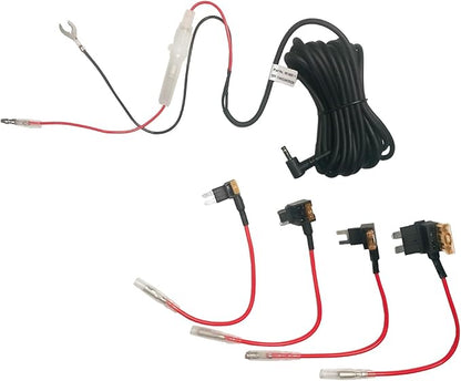 Cobra Radar Detector Direct Hardwire Kit to Barrel Connector Power Cord for Easy Custom Installation, Compatible RAD350 380 450 480i and 700i