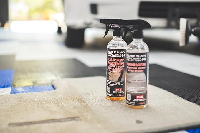 P & S PROFESSIONAL DETAIL PRODUCTS Carpet Bomber – Professional Upholstery Cleaner, Citrus-Based Formula, Removes Grease, Dirt & Odors, Highly Dilutable, Safe for Engines & Wheel Wells - 16 oz