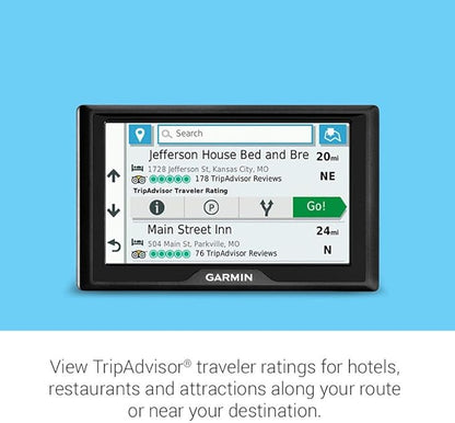 Garmin Drive 52, GPS Navigator with 5-inch Display, Simple On-Screen Menus and Easy-to-See Maps (Renewed)