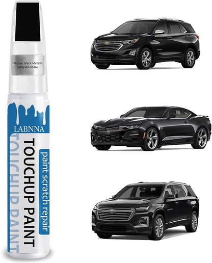 Mosaic Black Metallic(GB8/WA384A) Touch Up Paint for Chevrolet-Exact Match 2 in 1 touchup Paint Pen for Chips and Nicks Repair Car Paint Scratch Repair Kit