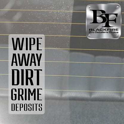 Blackfire Pro Detailers Choice Glass Cleaner | Streak-Free & Ammonia-Free Formula | Safe for Tinted Windows & Automotive Glass | BF-430 | 32 oz Spray Bottle