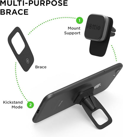 iOttie iTap Mini Magnetic Premium Air Vent Mount Holder for Easy Hands-Free Use, Secure Grip and 360-Degree Rotation for All Smartphones