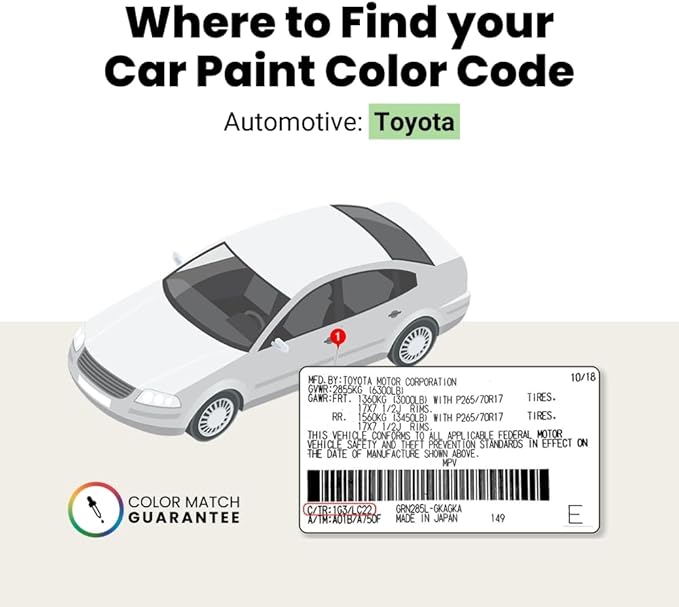 TouchUpDirect 056 White/Natural White for Toyota Exact Match Touch Up Paint Aerosol - Essential Package