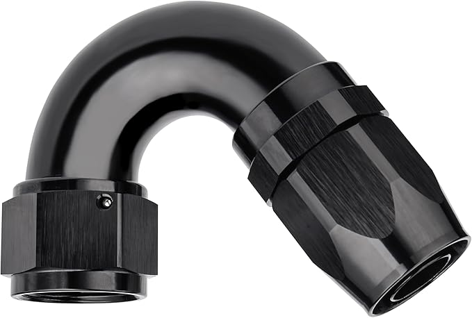 EVIL ENERGY 12AN 150 Degree One Piece Full Flow Hose End Fitting Swivel For CPE Braided Hose