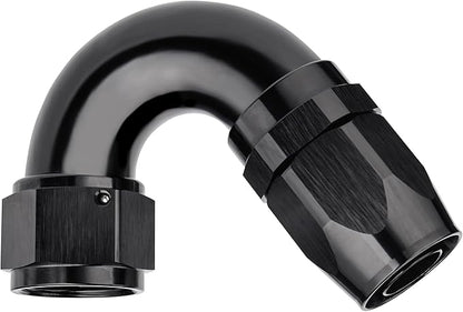 EVIL ENERGY 12AN 150 Degree One Piece Full Flow Hose End Fitting Swivel For CPE Braided Hose
