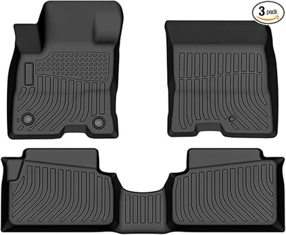 Cartist Floor Mats Custom Fit for 2022 2023 2024 2025 Ford Maverick (Only for Hybrid) All Weather Floor Liners Front & 2nd Row TPE Black
