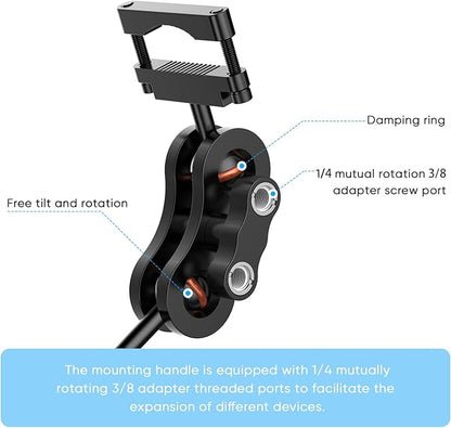 Radar Detector Rearview Mirror Rod Mounting Bracket and Radar Direct Power Cord Hardwired Kit and Fuse Tap(for Radar Base with EZ Magnet Connection)