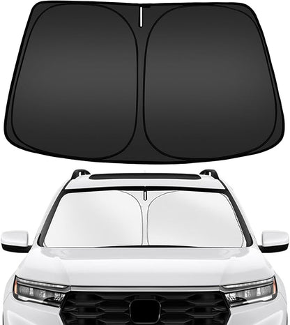 ARISMOTOR Windshield Sun Shade for Honda Pilot 2016-2024, Custom Fit Foldable Front Window Sunshade Sun Visor Protector, Block UV Rays Keep Your Car Cooler