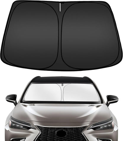 ARISMOTOR Windshield Sun Shade for Ni-ssan Kicks 2018-2024, Custom Fit Foldable Front Window Sunshade Sun Visor Protector, Block UV Rays Keep Your Car Cooler