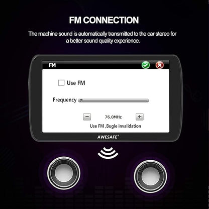 GPS Navigator for Car,9 inch Touch Screen Car GPS, Support Voice Turn Direction Guidance/Speed and Red Light Warning