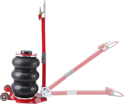 Air Jack,Heavy Duty 3 Ton/6600 lbs Air Bag Jack-3-Ply Pneumatic Lift up to 17.7 inch/450 mm for Cars/SUVs,Pneumatic Jack with Adjustable Long Handles