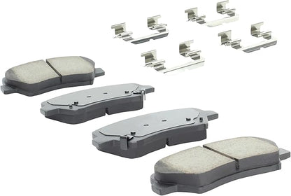Premium Ceramic Front Brake Pads (1001-1543C) Compatible with 2010-2017 Hyundai/Kia (Elantra/Elantra Coupe/Elantra GT/Forte/Forte Koup/Soul/Veloster)