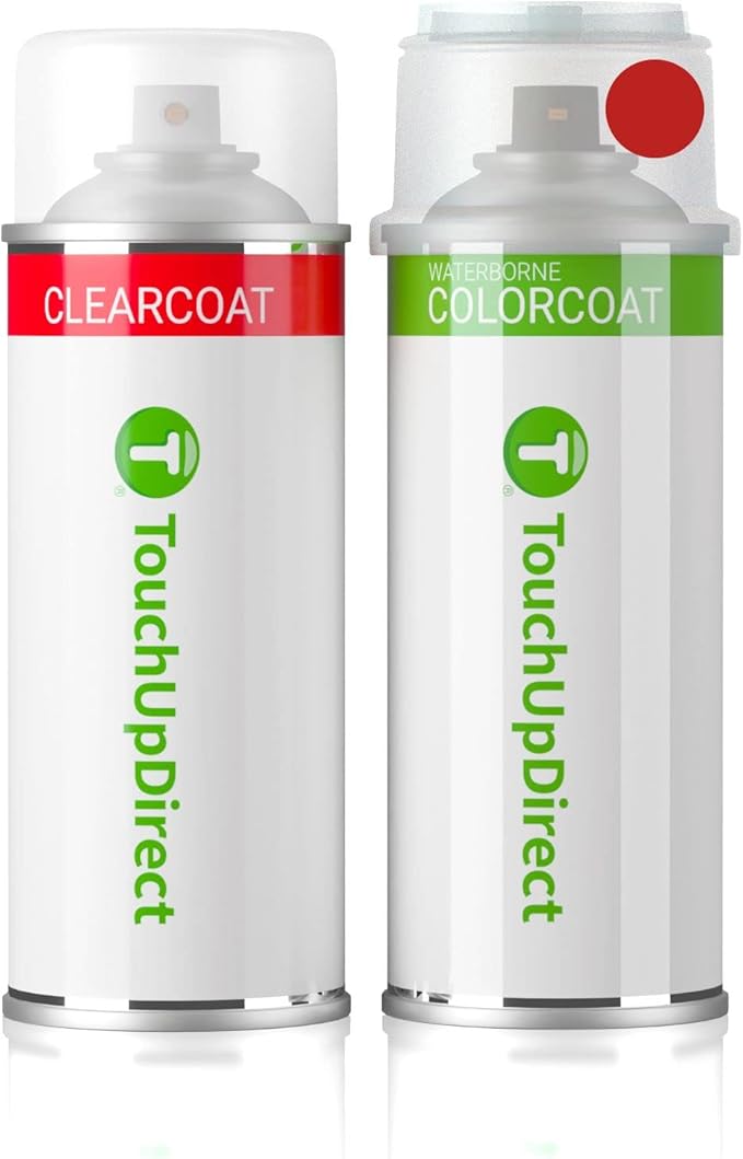 TouchUpDirect 3P1 Impulse Red Metallic Compatible with Toyota Exact Match Touch Up Paint Aerosol - Essential Kit