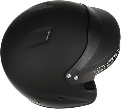 Conquer Snell SA2020 Approved Open Face Auto Racing Race Car Helmet - Adult | Men | Women | Youth - ( Black / White / Silver )