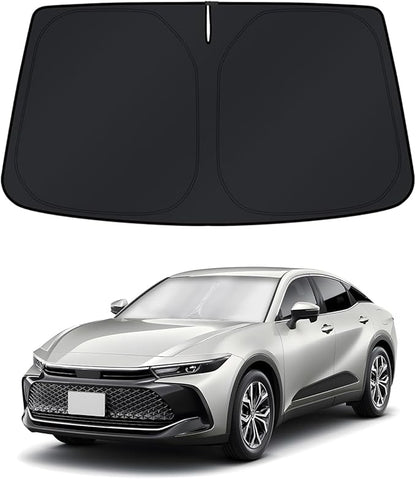 KUST Windshield Sun Shade for Toyota Crown 2023 2024 2025 Accessories Window Sunshade Sun Visor Protector Foldable Blocks UV Rays Keep Your Car Cooler