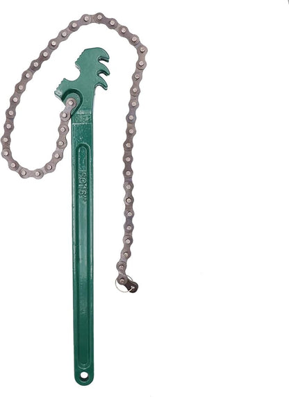 16 Inch Heavy Duty Reversible Chain Wrench for 1.5" to 7.5" Diameter Oil & Fuel Filter
